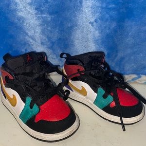 Toddler Air Jordan 1 Mid “Multi Color”